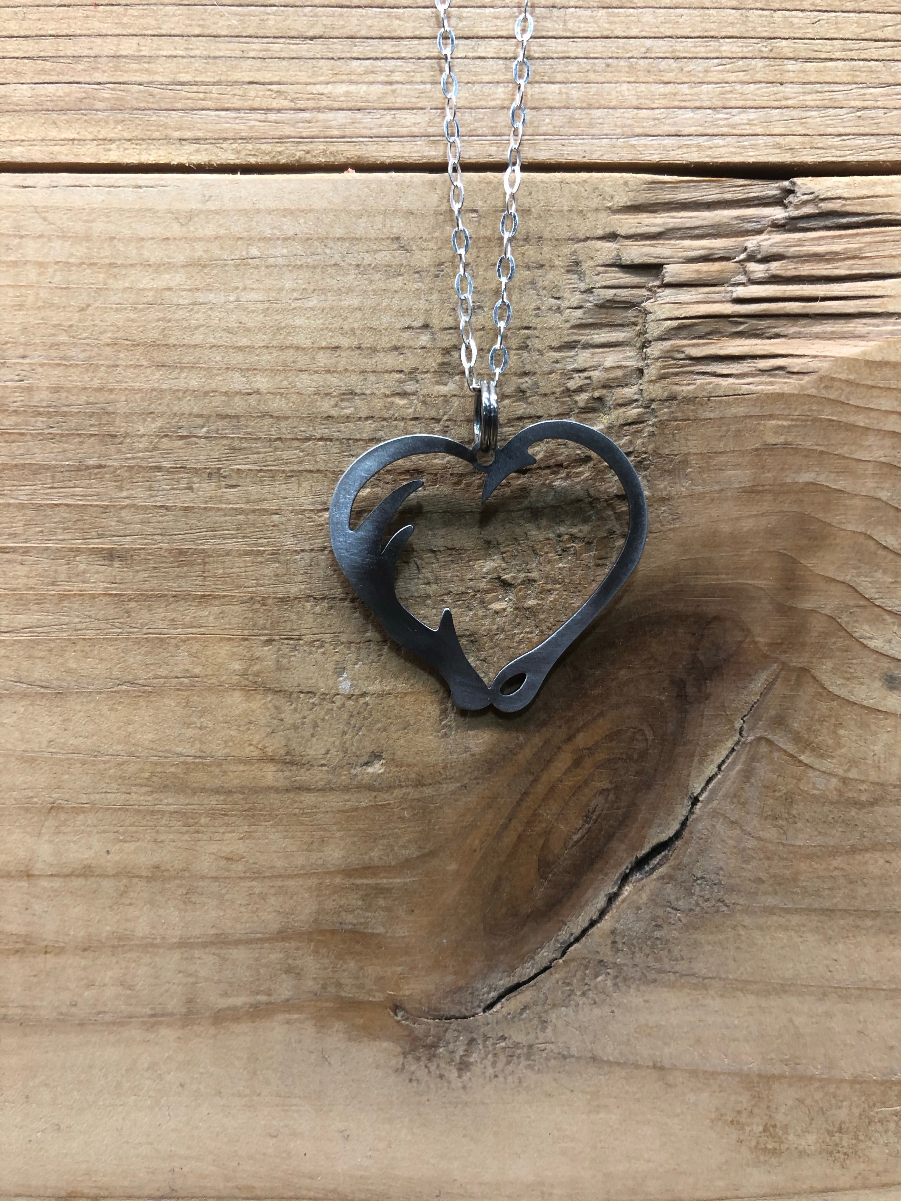 Antler/Fishhook Necklace – E & S Custom Jewelry