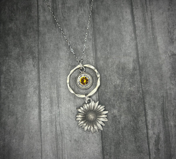 Bullet on sale flower necklace