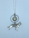 German Shepard Bullet Necklace