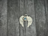 Angel Wing Bullet Necklace