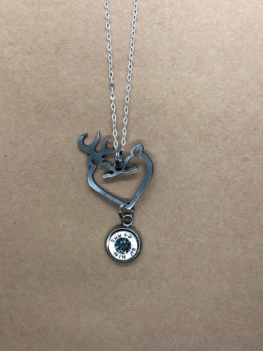 Deer Heart Necklace