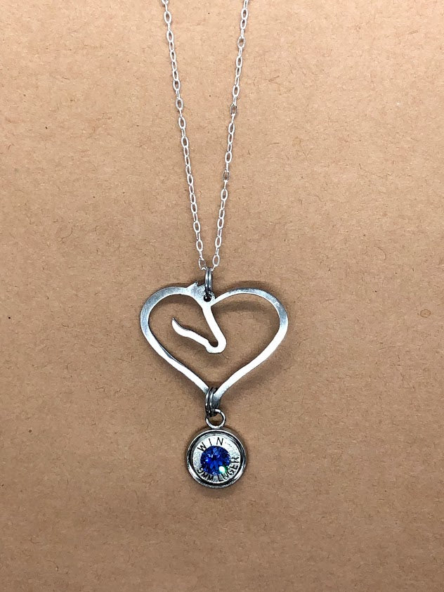 Horse Heart Necklace