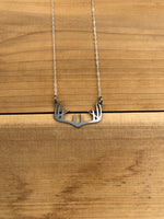 Double antler necklace