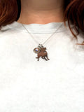 Dog Necklace with Bullet Charm